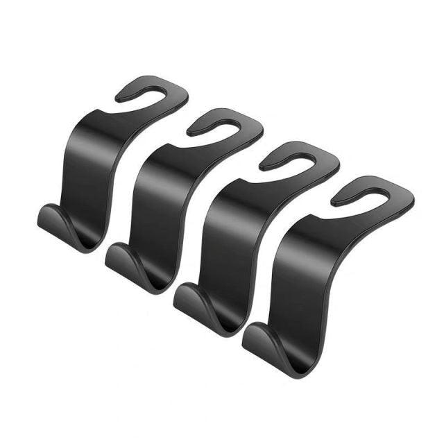 1/2/4Pcs Universal Car Seat Hook Rear Interior Portable Hanging Bag Holder Storage Bag Wallet Cloth Decorative Universal Car Seat Back Hook Car Accessories Interior Portable Hanger Holder Storage Universal Multifunctional Car Vehicle Ornaments Storage