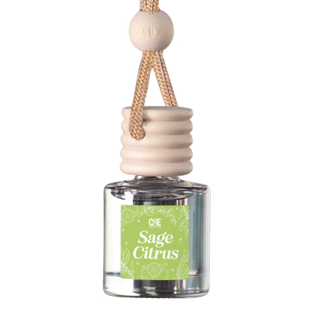 Sage Citrus Scented Car Freshener