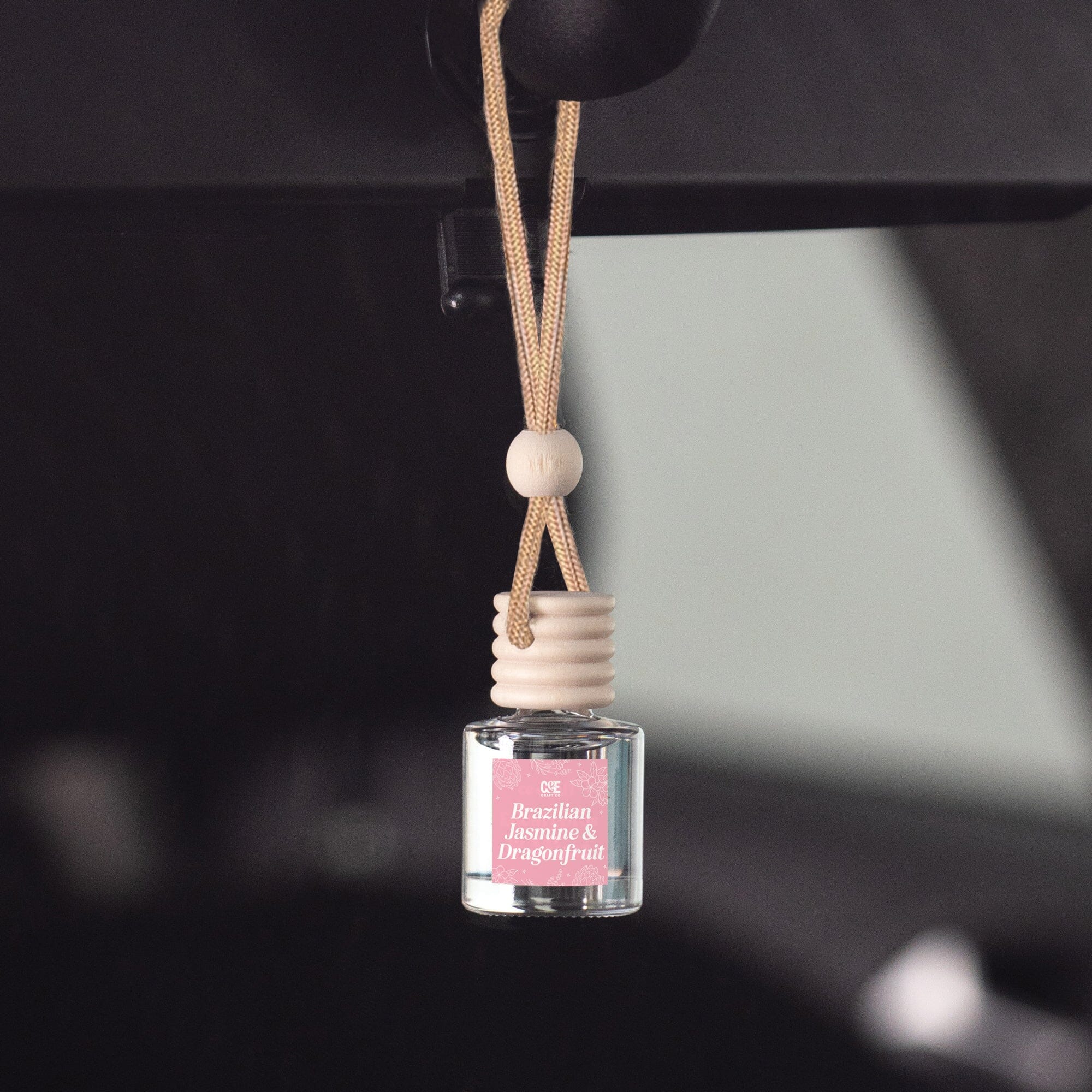 Brazilian Jasmine & Pink Dragonfruit Scented Car Freshener
