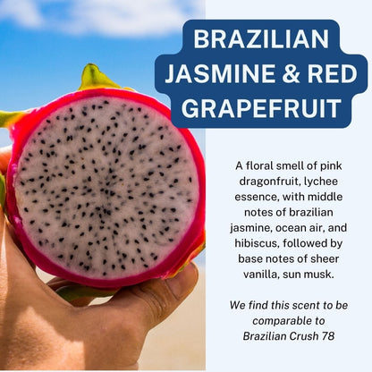 Brazilian Jasmine & Pink Dragonfruit Scented Car Freshener